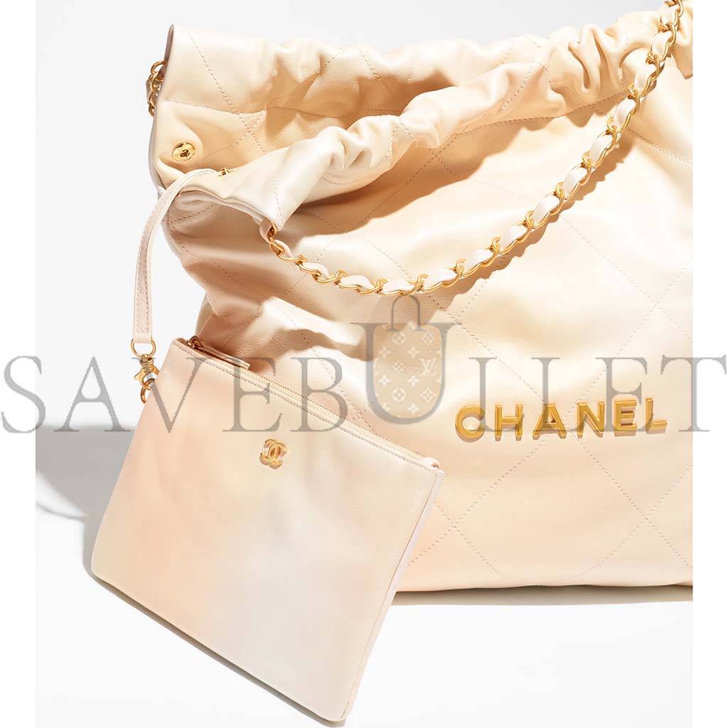 CHANEL 22 HANDBAG AS3261 B10686 NN491 (42*39*8cm)